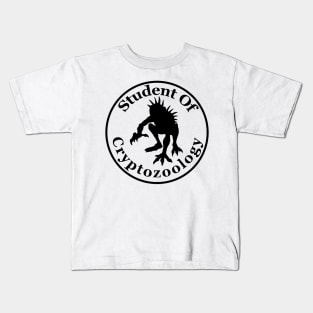 Chupacabra - Student Of Cryptozoology on Lights Kids T-Shirt